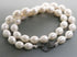 Baroque Freshwater Pearl Silk Hand Knotted Necklace w/ Pave Diamond Clasp , (DCHN-27)